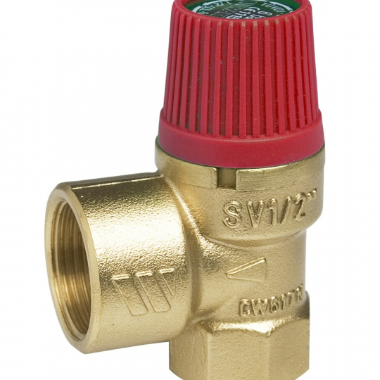 Предохранительный клапан Watts SVH 25 (1/2" x 3/4", 2.5 бар) 10004638