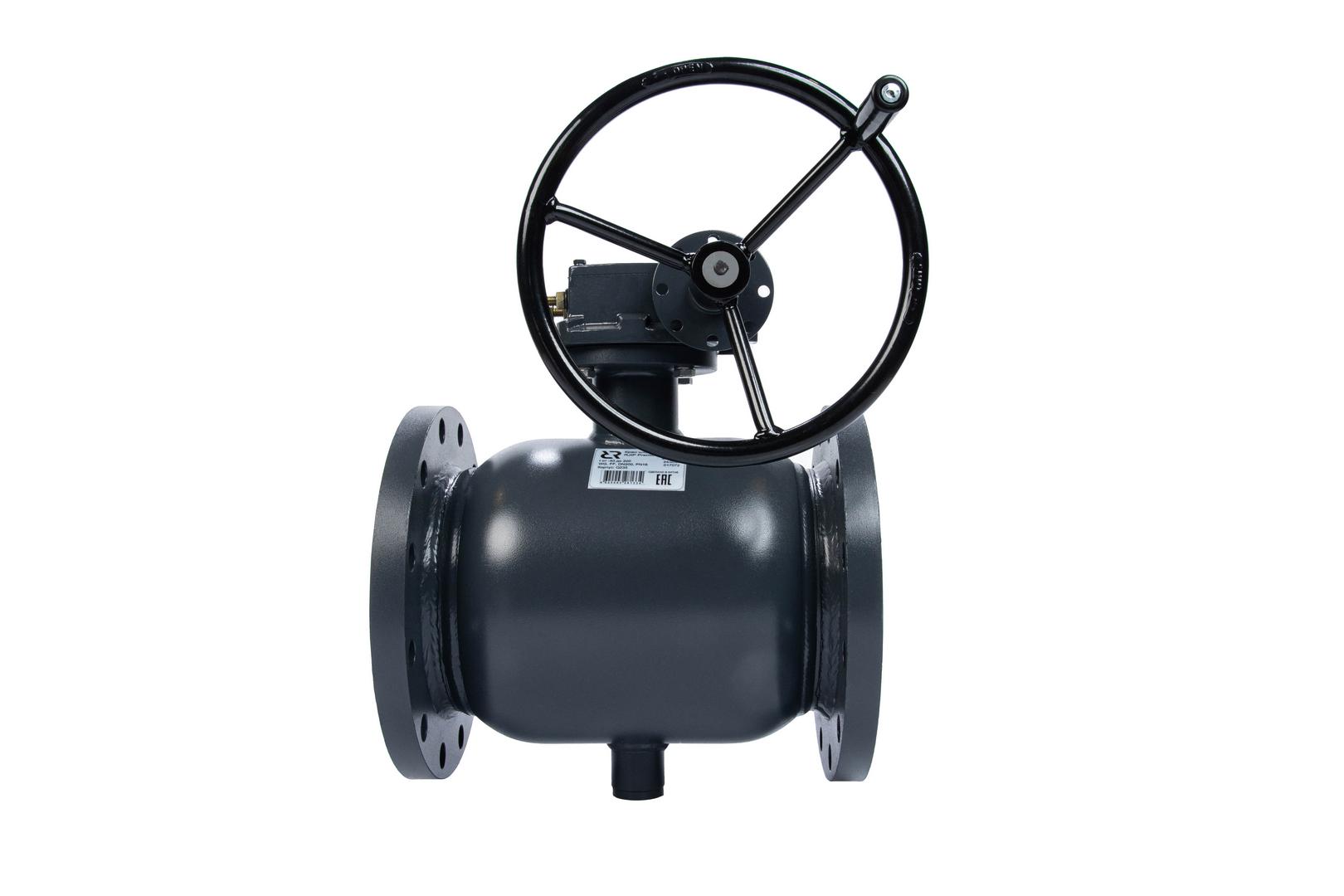 Ридан RJIP Premium (Премиум) 065N0251GR — Кран шаровой FF DN150 PN16 WG (фланцевый, с редуктором, стандартный проход)
