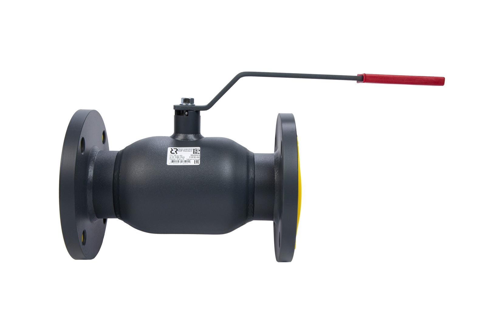 Ридан RJIP Standard (Стандарт) 065N9628R — Кран шаровой FF DN100 PN16 (фланцевый, с рукояткой, стандартный проход)