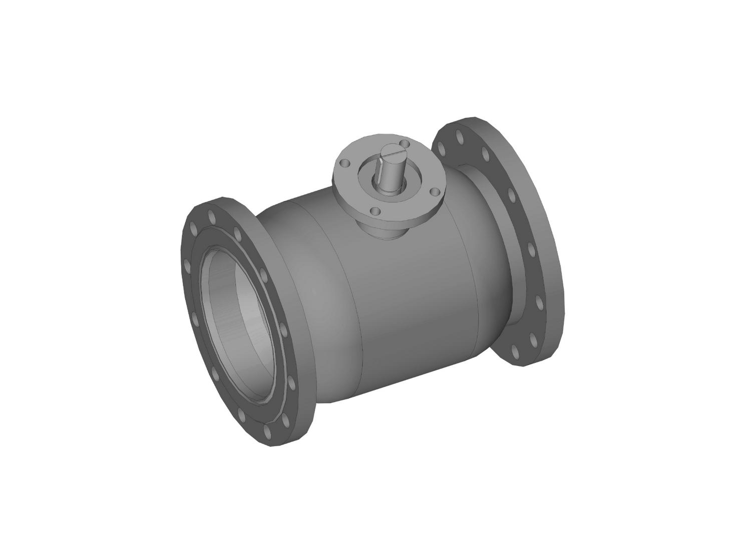 Ридан RJIP Premium (Премиум) 065N0357GR — Кран шаровой FF DN200 PN25 GF (фланцевый, под привод, стандартный проход)