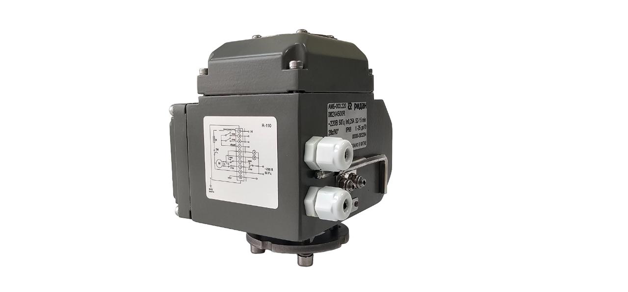 Ридан 082X4560R — Затвор дисковый PN16, DN150, диск — нержавеющая сталь, с электроприводом 24В