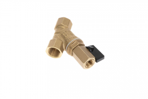 Ридан FVR-DR 065B8345R — Фильтр сетчатый со сливным краном DN40, PN25, Т от -20 °С...130 °С; материал корпуса латунь CW602N