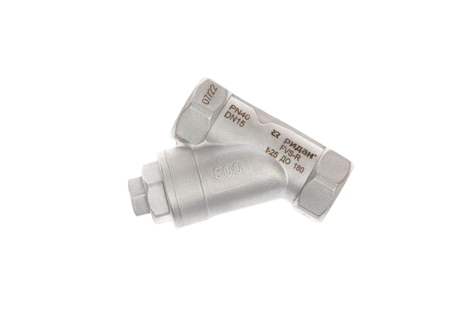 Ридан FVS-R 082X4317R — Фильтр сетчатый нержавеющая сталь CF8M, PN40, DN50, с пробкой