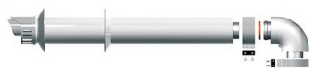 Коаксиальный дымоход Protherm DN _60/100 мм - 0.75 м. (Рысь)
