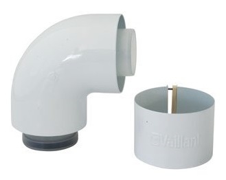Коаксиальный отвод Vaillant _ 60/100 мм. PP 87° для конденсационных котлов (арт. 303910)