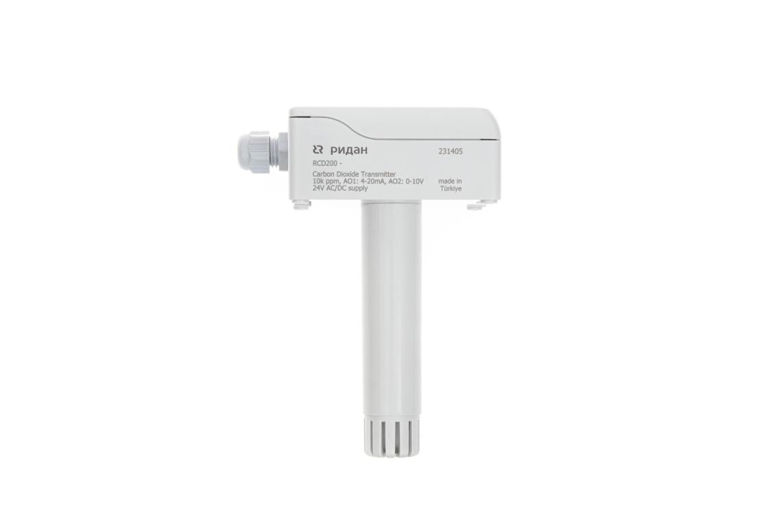 Ридан 097U0031R — Датчик (преобразователь) CO2 канальный RCD200, IP41, выходной сигнал 4-20 мА, чувствительный элемент NDIR