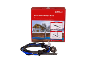 21RT0809R — Ridan Pipeheat-15 (Обогрев труб) саморегулирующийся нагревательный кабель 22 м, 330 Вт, с вилкой