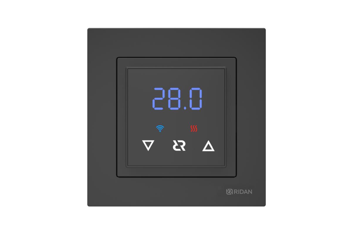 21RT0105R — Ridan Classy (Класси) терморегулятор с Wi-Fi, черный