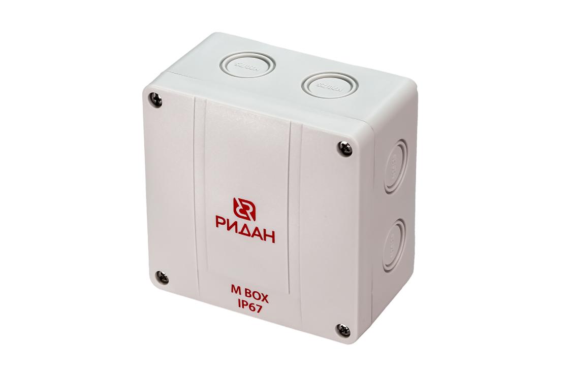 21RT0928R — Коробка распределительная Ridan M BOX (короб), 110х110х67 мм, IP66/IP67, серая