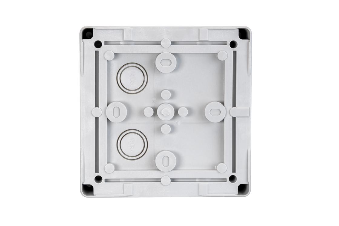 21RT0934R — Коробка распределительная Ridan L BOX (короб), 140х140х79 мм, IP66/IP67, серая