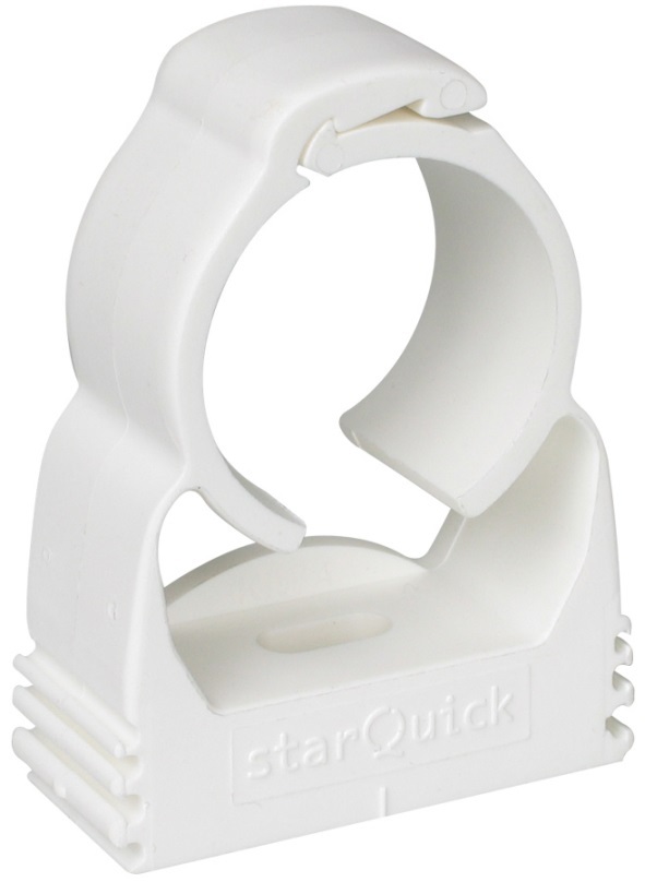 Хомут Walraven BIS starQuick для труб 20-23 мм cамозащёлкивающийся белый (арт. 0855022)