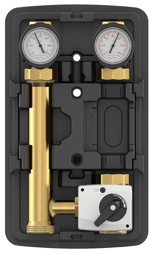 Насосная группа Meibes MeiFlow TOP S MC 1" DN25 M66931EAM с сервоприводом со смесителем