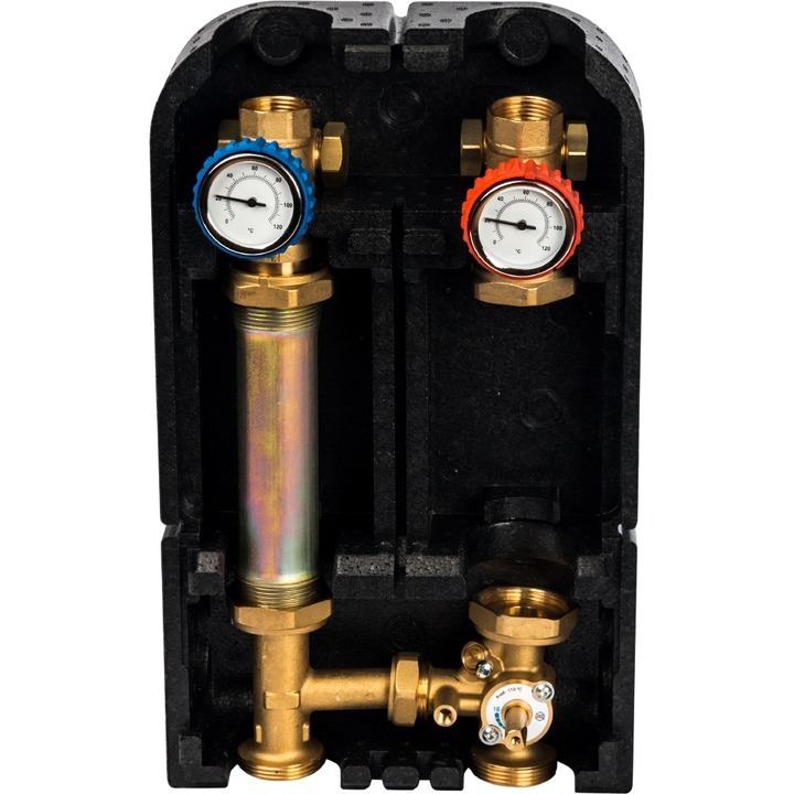 Насосная группа Stout 1" SDG-0007-002501 с 3-х ход. смесителем без насоса универсальная