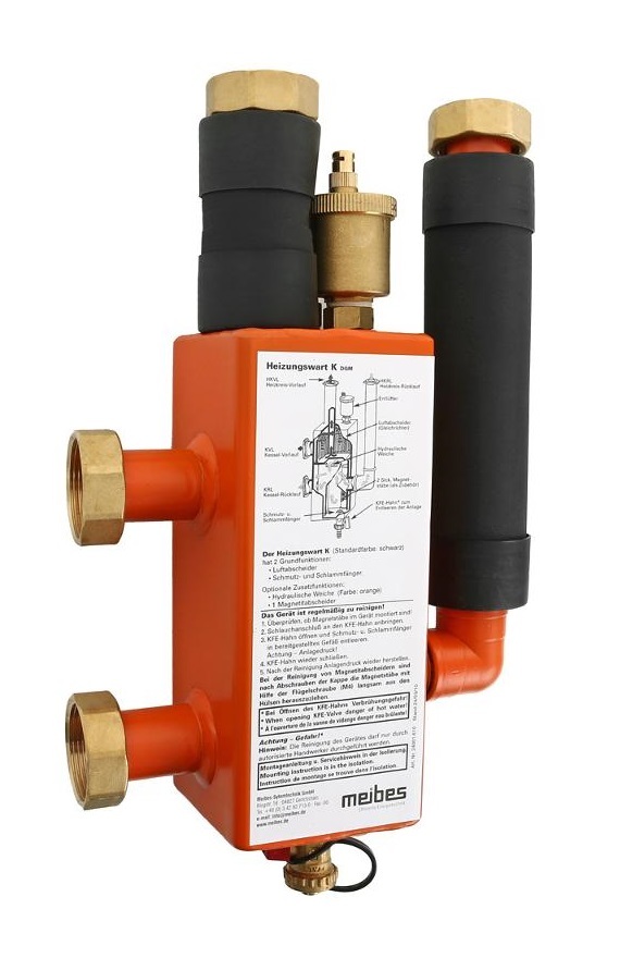 Гидравлическая стрелка Meibes MHK 25 ME 66391.2 (25, 2 м3/час, 50 кВт, 1", Ду 25)