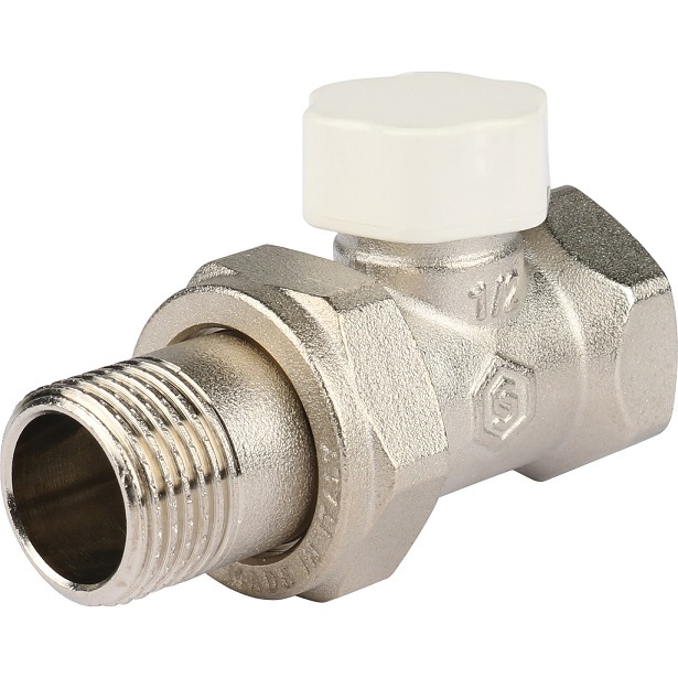 Клапан запорно-балансировочный прямой Stout 1/2" для радиатора (SVL 1176 000015)
