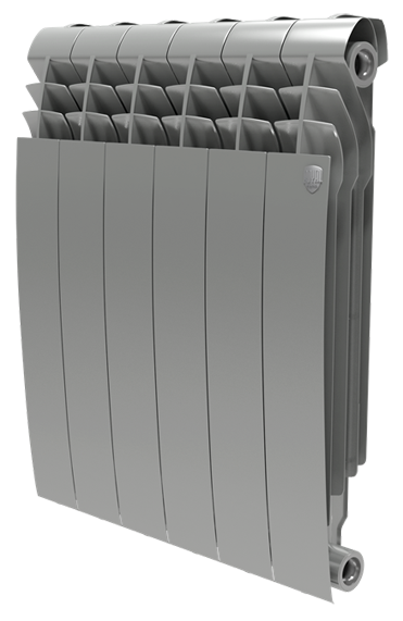 Биметаллический радиатор Royal Thermo BiLiner 500 Silver Satin - 4 секции