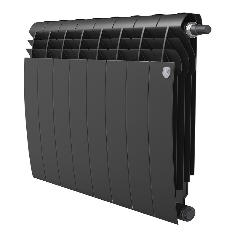 Радиатор Royal Thermo BiLiner 500 VDR Noir Sable - 8 секций нижнее подключение (правое)