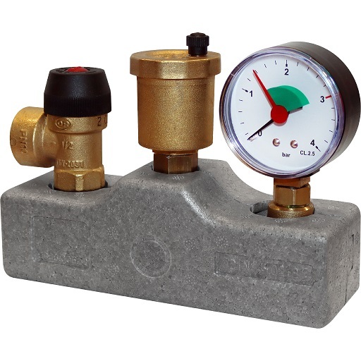 Группа безопасности котла Stout до 50 кВт (в теплоизоляции) SVS-0040-055032