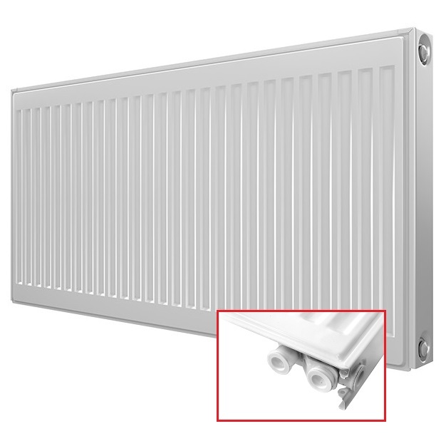 Радиатор панельный Royal Thermo Ventil Compact VC22-500-1200 белый (RAL 9016) с нижним подключением