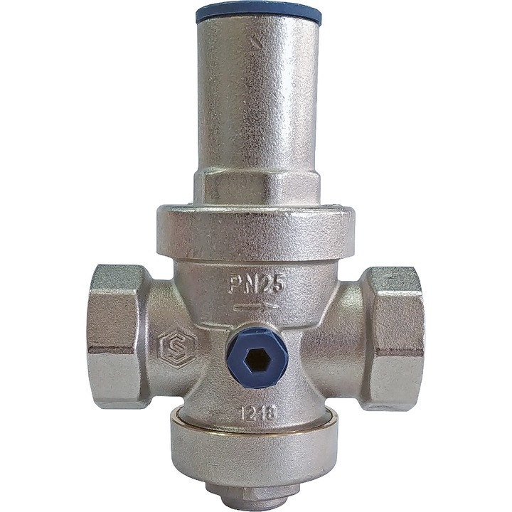 Редуктор давления Stout 3/4" ВР/ВР PN25 с выходом под манометр компенсационный (SVS-1008-000020)