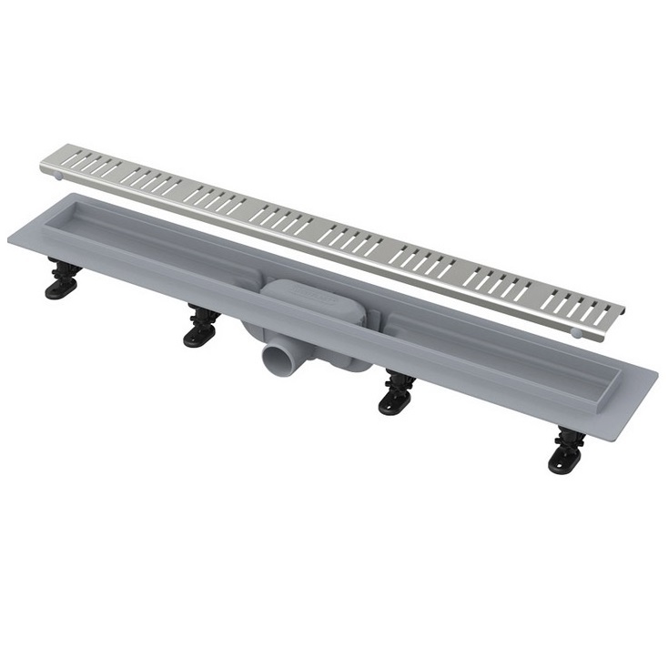 Душевой лоток AlcaPlast APZ10-Simple 650M с порогами для перфорированной решётки (арт. APZ10-650M)