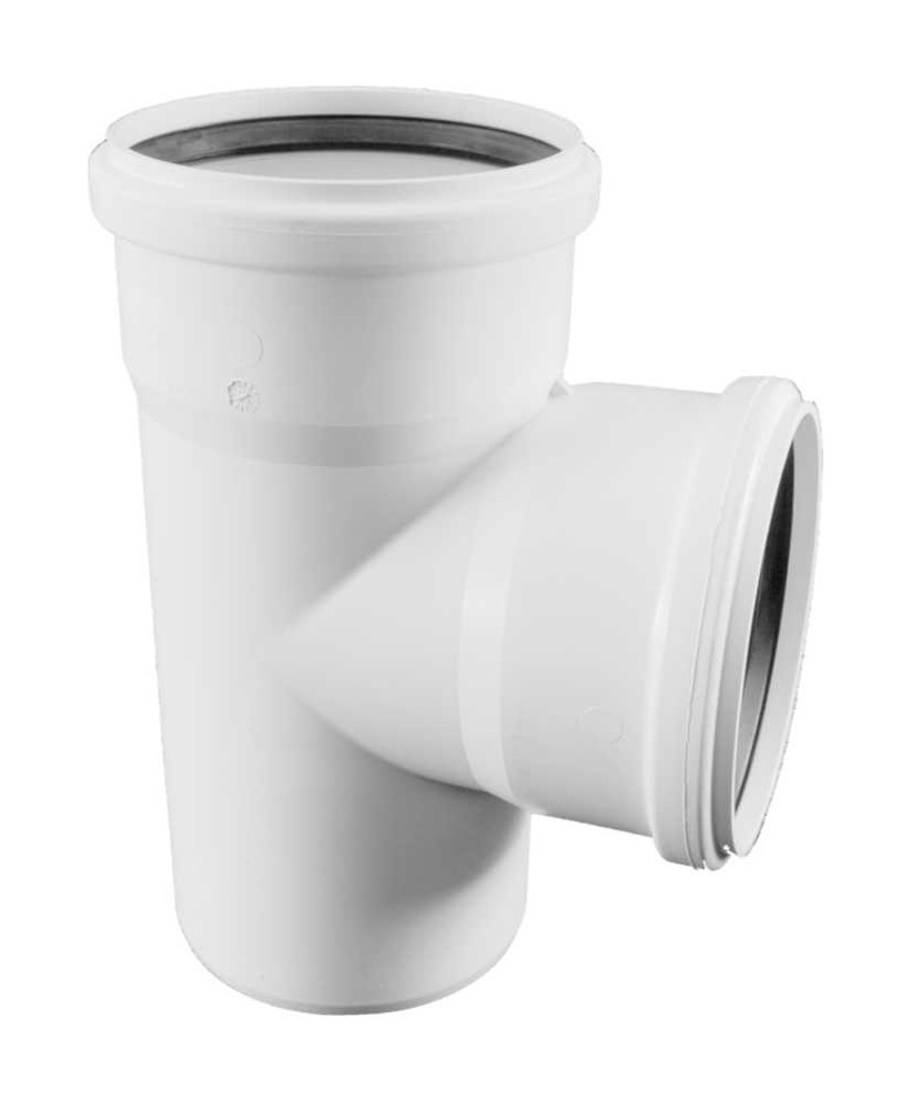 Тройник Rehau Raupiano Plus 50/50/87° для канализационных труб (арт. 11212541001)