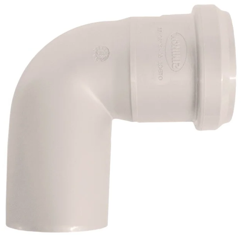 Отвод Sinikon Comfort 110 мм 87° канализационный (арт. 504059.K)