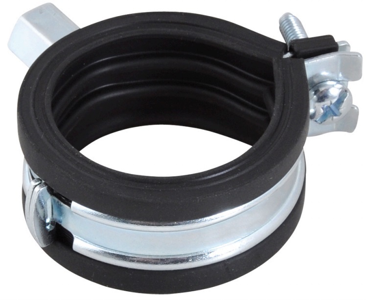Хомут Walraven KSB1 для труб 1 1/4" (40-43 мм), M8, вкладыш из EPDM (арт. 3363043)