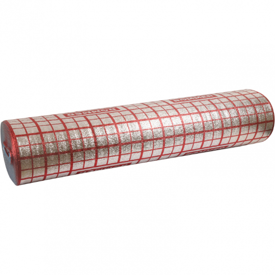 Подложка для тёплого пола Rommer 30 м2 (1,2 x 25 м), толщина 3 мм (RMF-0001-032530)