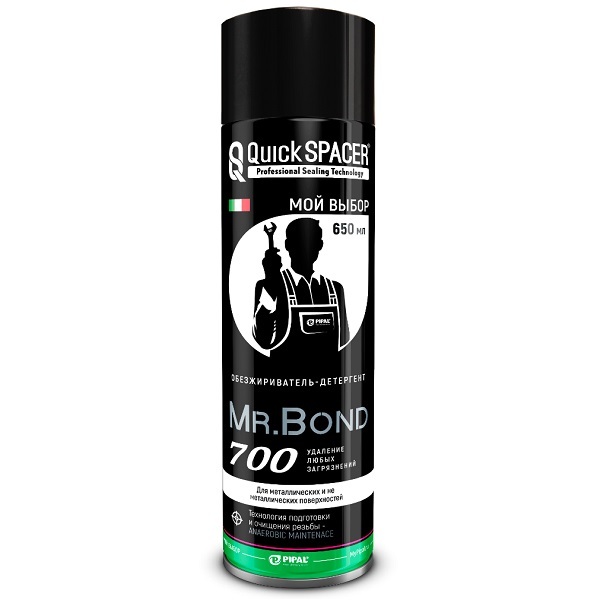 Обезжириватель поверхностей резьбы QS Mr.Bond 700 (Quickspacer 4001) - 650 мл