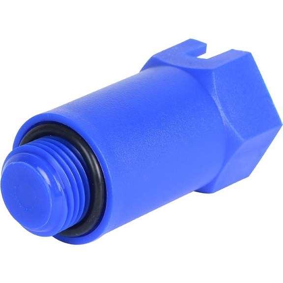 Пробка монтажная Stout 1/2" синяя длинная с плоской прокладкой (SFA-0035-100012)