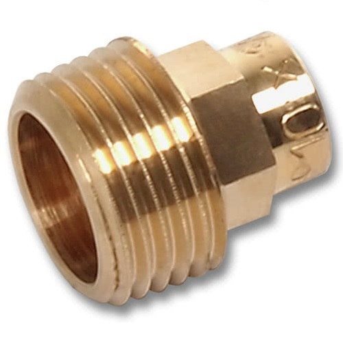 Муфта переходная Sanha 15x3/4" НР с наружной резьбой (4243G бронзовые фитинги под пайку)