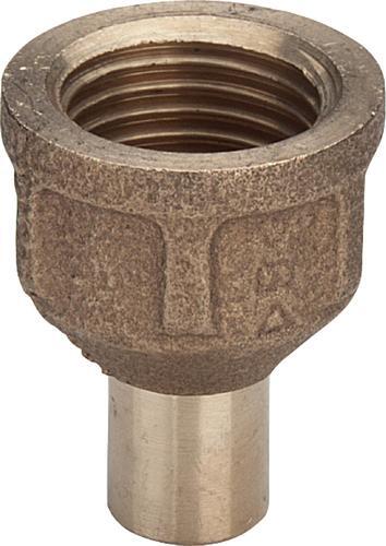 Viega муфта-вставка бронзовая 15х1/2" ВР (94246G фитинги под пайку)