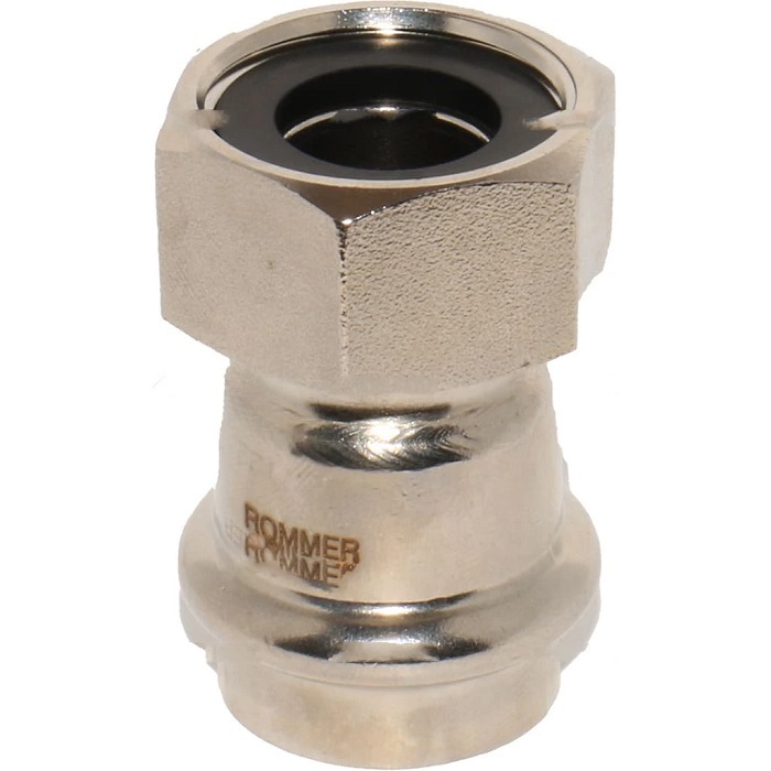 Муфта пресс Rommer 35x1" с накидной гайкой из нержавеющей стали (RSS-0026-000351)
