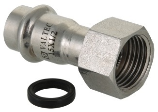 Соединитель с накидной гайкой Valtec 35х1 1/4" (пресс-фитинги из нерж. стали серии VTi.908.I)