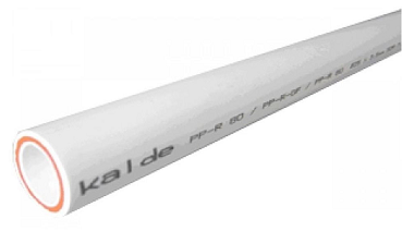 Труба Kalde Fiber 20x3.4 мм PN25 армированная стекловолокном полипропиленовая R.3202-tfr-200000 (1м)