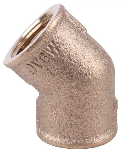Viega угольник ВР 45° (бронза) 1/2"