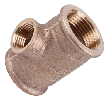 Viega тройник (бронза) 1" х 1/2" х 1"