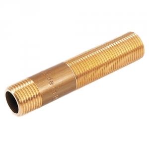 Сгон Stout 1"x100 мм. НР с наружной резьбой латунный SFT-0032-001100