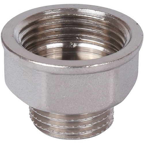 Переходник под ключ Stout 1/2"x1/2" ВР/НР с внутр./наружной резьбой никелированный SFT-0073-001212