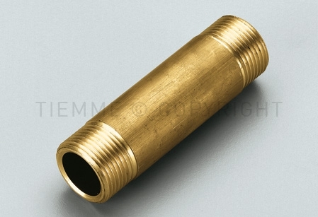Удлинитель латунный Tiemme 1/2"x60 мм. НР/НР с наружной резьбой фитинг 1500235