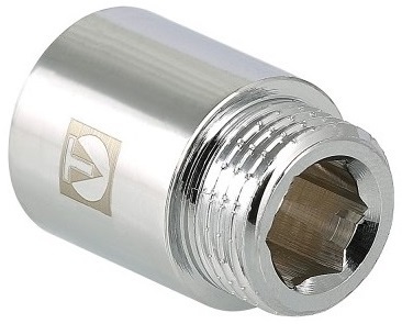 Удлинитель Valtec 1" х 70 мм ВР/НР с внутренней/наружной резьбой хромированный VTr.198.C.0670
