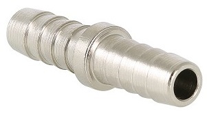 Соединитель для шланга Valtec 16 мм латунный никелированный VTr.657.N.1616