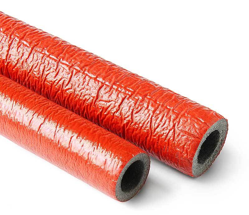 Трубка Energoflex Super Protect S 22/6-2 (толщина 6 мм.) отрезок 2 метра, красная