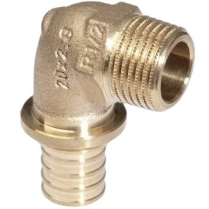 Угольник-переходник Rehau 20-R 1/2" RX+ с НР наружной резьбой (арт. 14563481001)