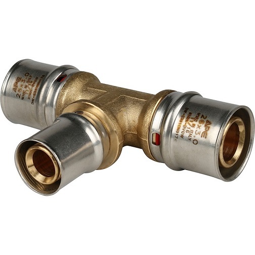 Тройник пресс Stout 26x20x26 мм переходной (SFP-0005-262026)