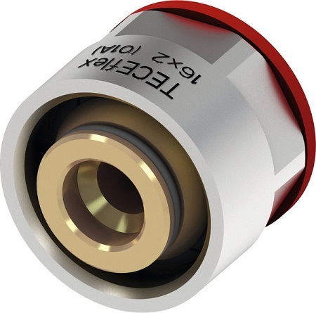 Концовка TECEflex 3/4" «евроконус» разборная для труб PE-Xc и PE-MDX 16 мм (арт. 713516)