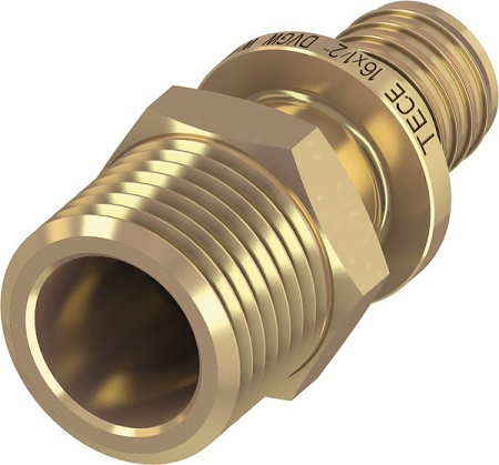 Соединение TECEflex 25x3/4" НР с наружной резьбой латунное прямое (арт. 765507)