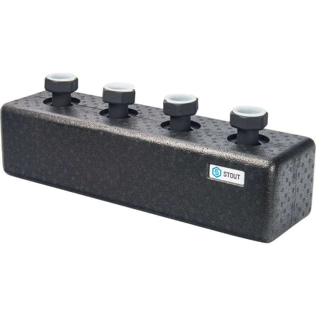 Коллектор Stout 1" на 2 отопительных контура SDG-0016-004002