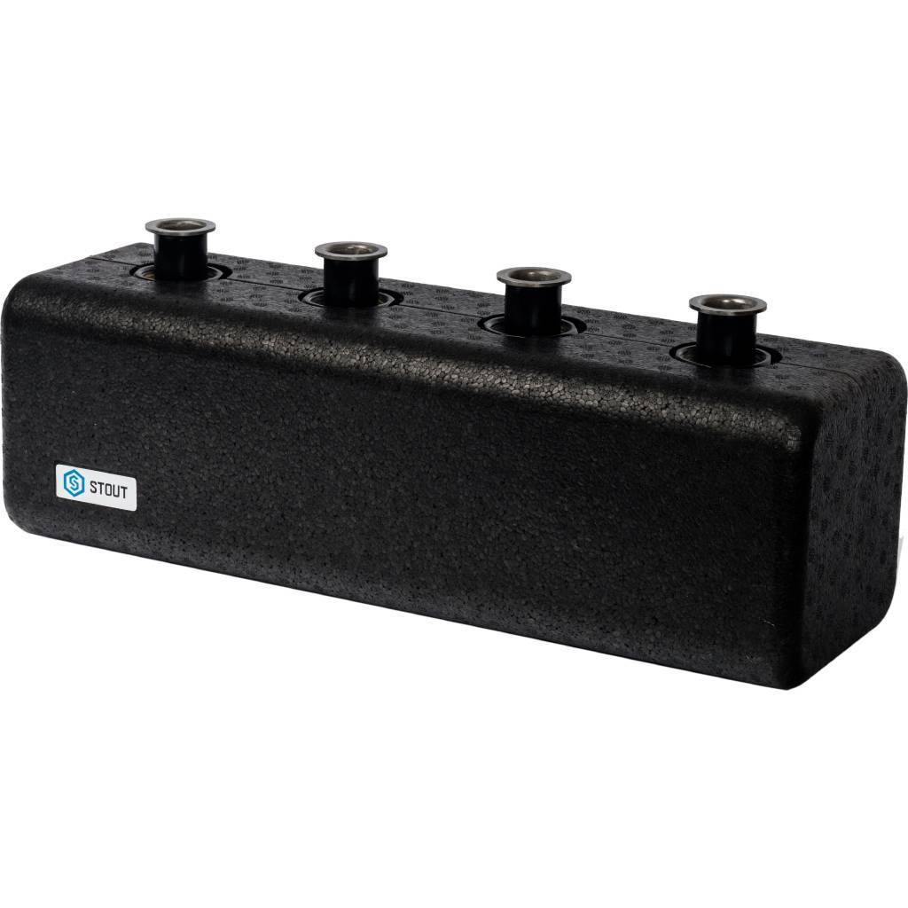 Коллектор Stout 1" на 2 отопительных контура с гидравлическим разделителем SDG-0018-004002